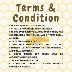 ꒰ TERMS AND CONDITIONS ꒱